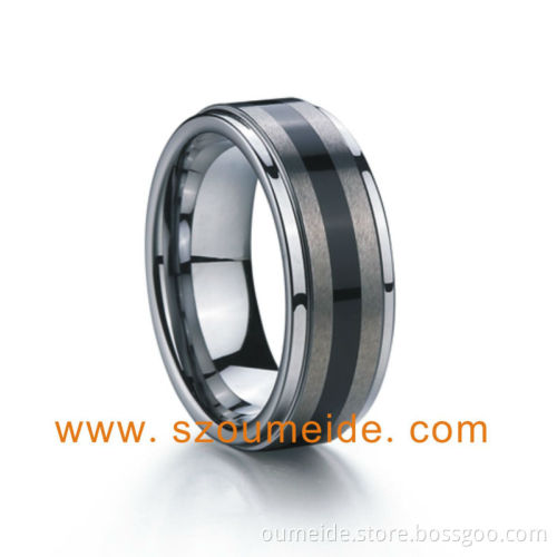 tungsten fashion men religious rings